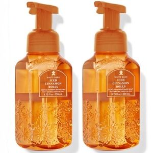 Bath & Body Works Iced Cinnamon Rolls Foaming Hand Soap 2 Bottles
